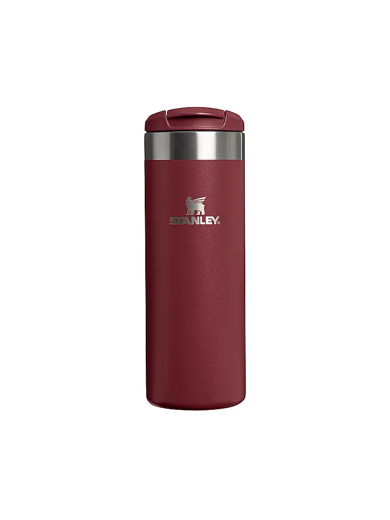 STANLEY | Gobelet isotherme AEROLIGHT TRANSIT MUG HAMMERTONE 0,47l Cranberry | dunkelrot