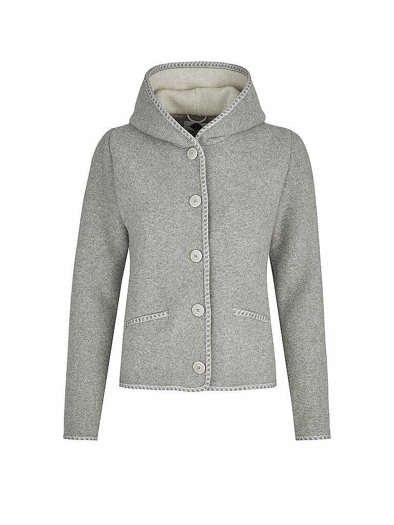 Gilet tricoté traditionnel MALWINE gris XXL