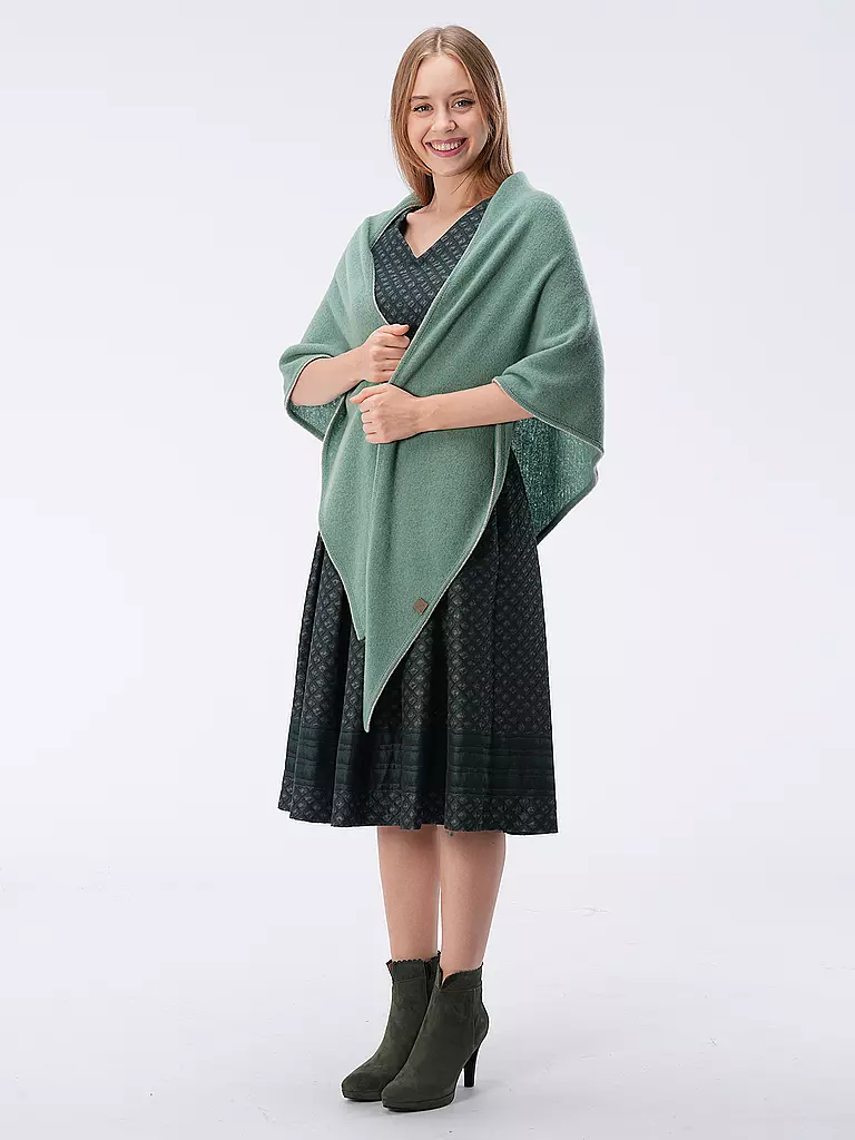 STAPF | Cape - Poncho BIBI | Vert