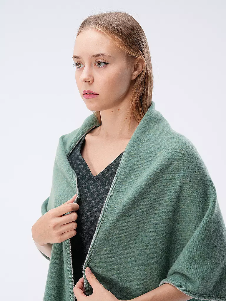 STAPF | Cape - Poncho BIBI | Vert