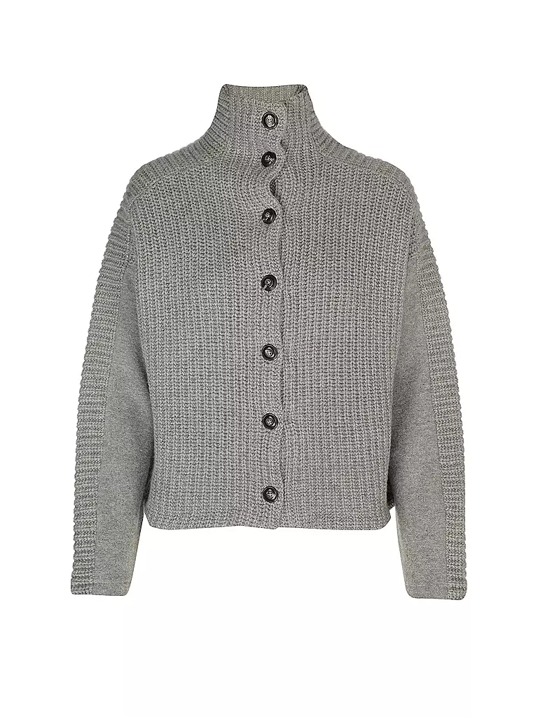 STAPF | Gilet trachten en maille coupe décontractée CATERINA | grau