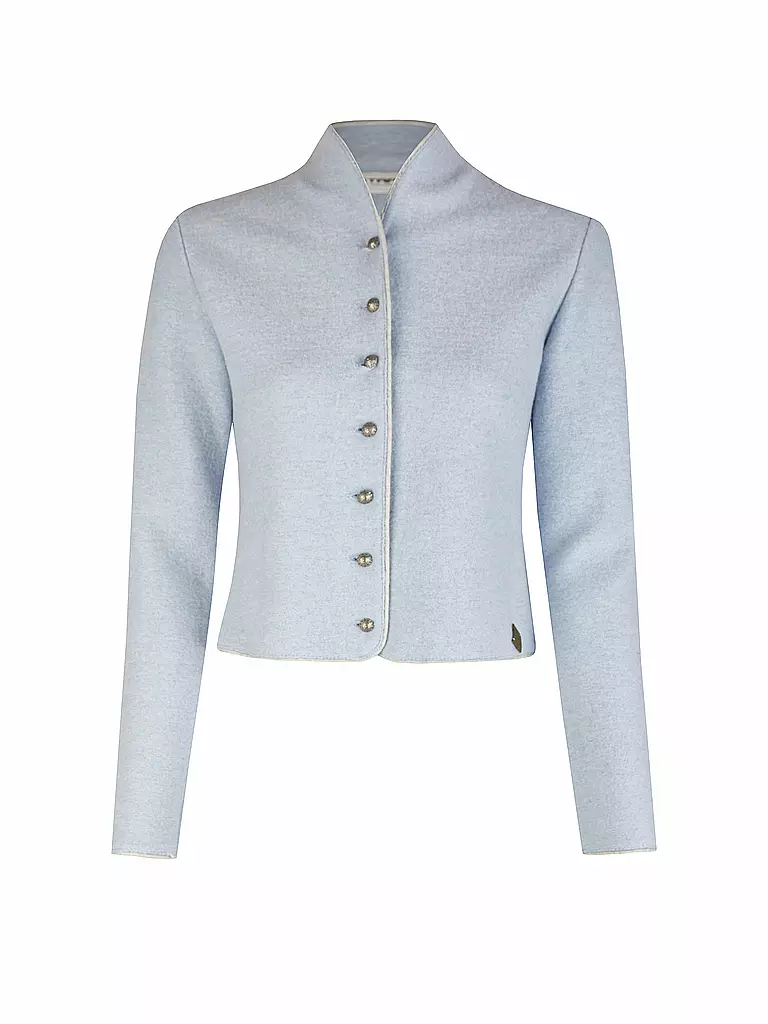 STAPF | Gilet traditionnel en tricot BRUNA | hellblau