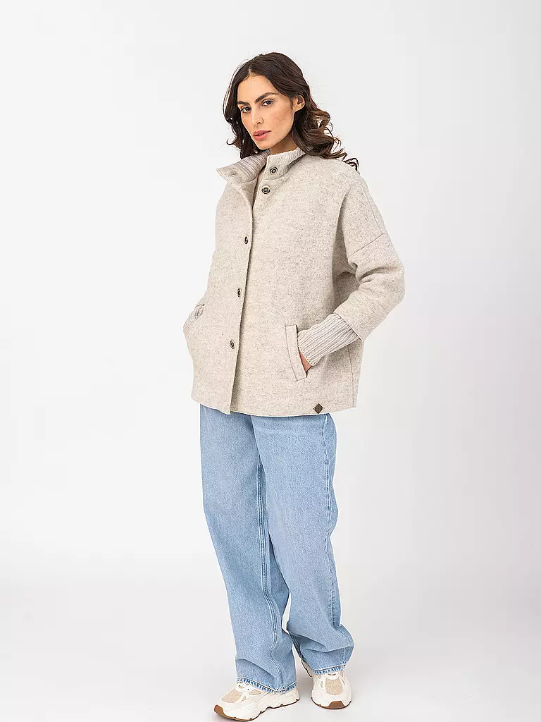 STAPF | Gilet traditionnel en tricot ILSA | creme