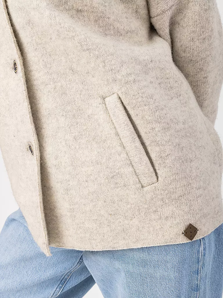 STAPF | Gilet traditionnel en tricot ILSA | creme