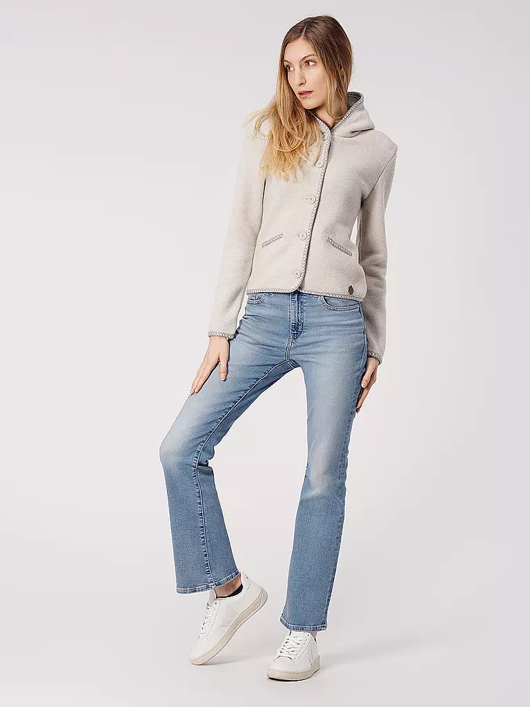 STAPF | Gilet traditionnel en tricot MALWINE | creme