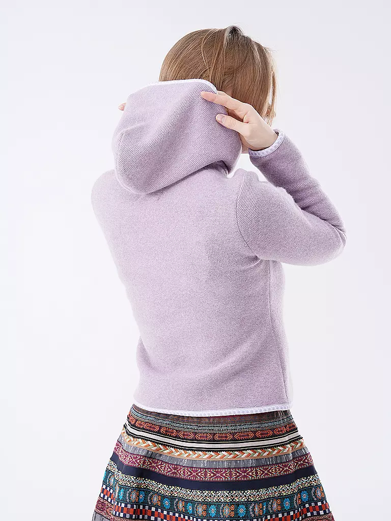 STAPF | Gilet traditionnel en tricot MALWINE | Lilas