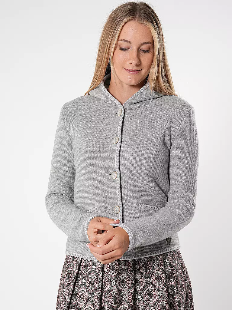 STAPF | Gilet tricoté traditionnel MALWINE | grau