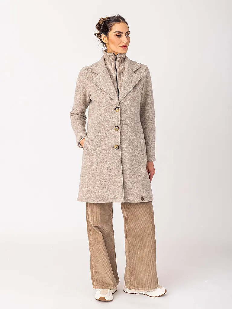 STAPF | Manteau en laine ALEA | Beige