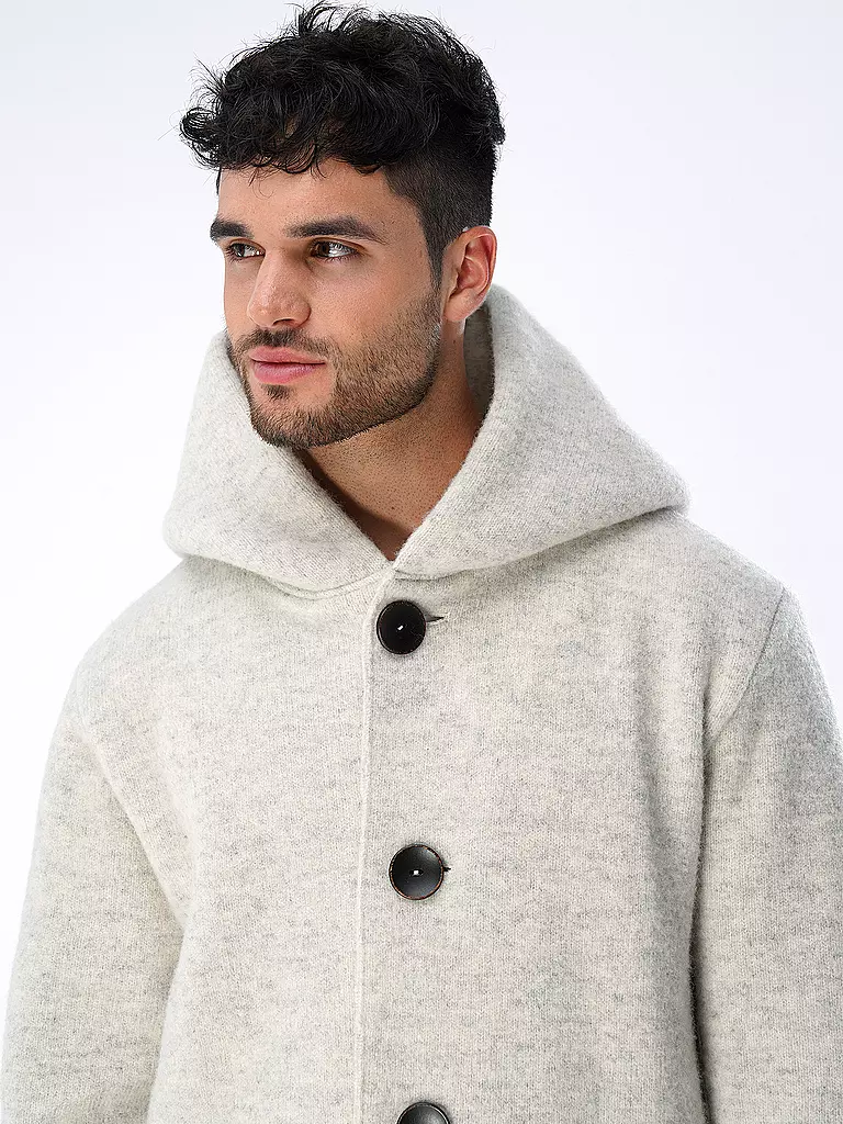 STAPF | Manteau en laine coupe oversize ADRIANO | beige