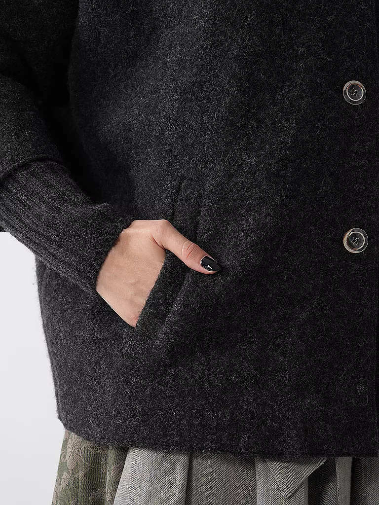 STAPF | Trachtenstrickjacke ILSA | Noir