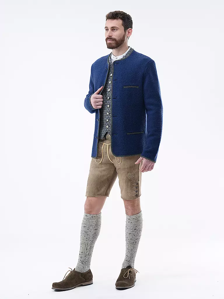 STAPF | Veste de costume Relaxed Fit BRUNHARD | Bleu foncé