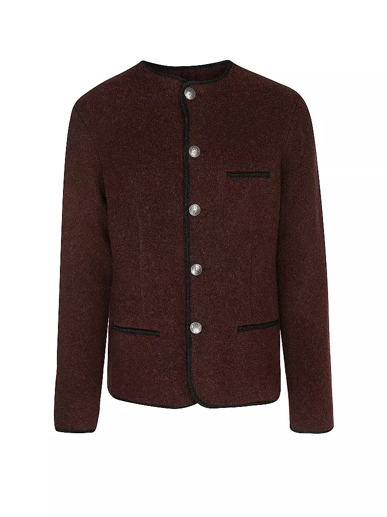 STAPF | Veste de costume traditionnelle Coupe décontractée BRUNHARD | Rouge foncé