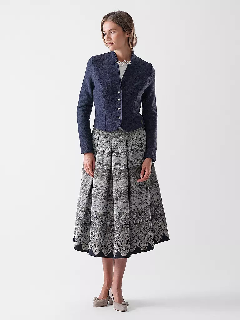 STAPF | Veste de costume traditionnelle en tricot BALEA | dunkelblau