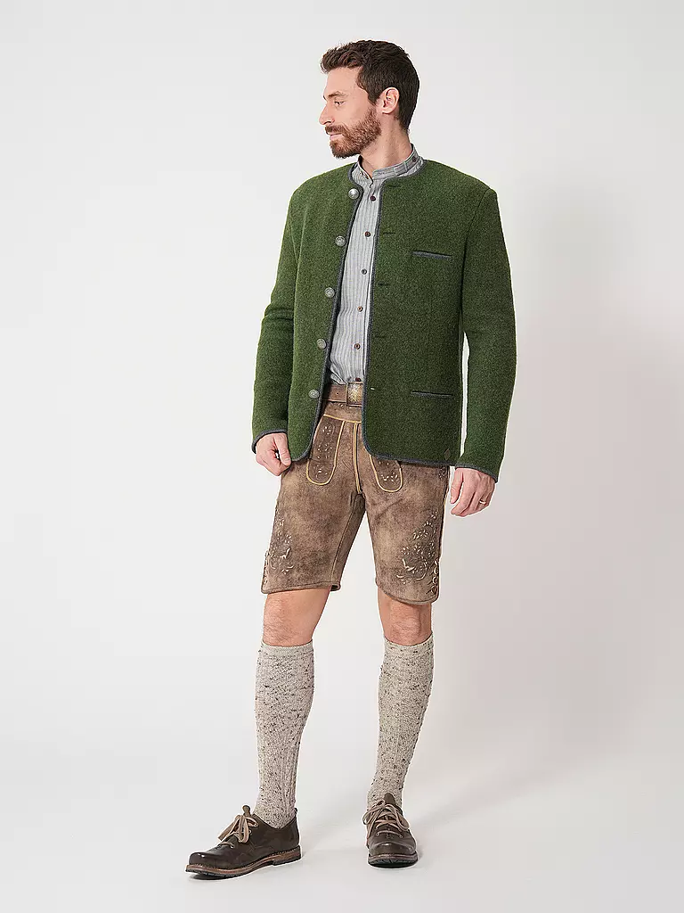 STAPF | Veste traditionnelle BRUNHARD | Vert foncé