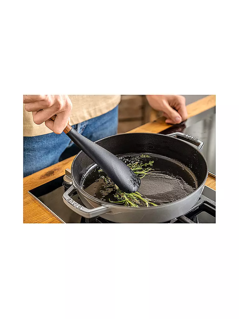STAUB | Cuillère universelle 30 cm Acacia / Silicone |