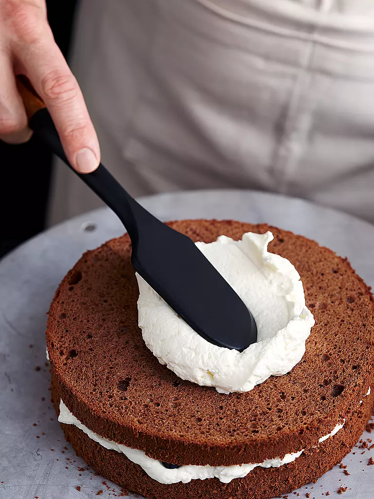 STAUB | Spatule 30cm Acacia / Silicone | Marron