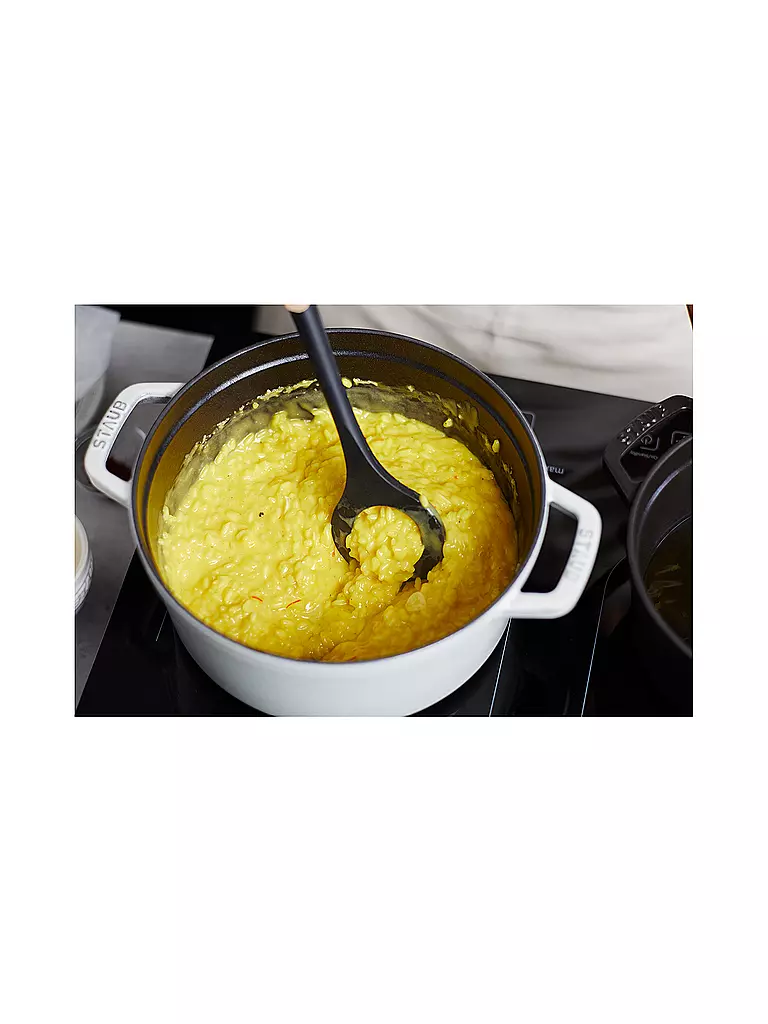 STAUB | Spatule 31cm Acacia / Silicone | Marron