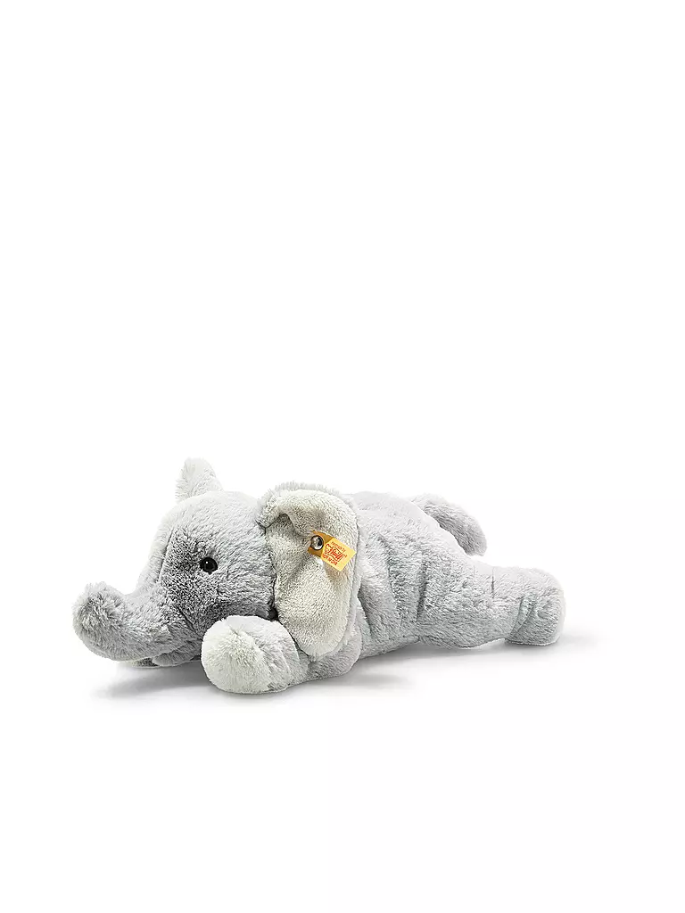 STEIFF | Éléphant couché ELNA 28cm | Gris clair