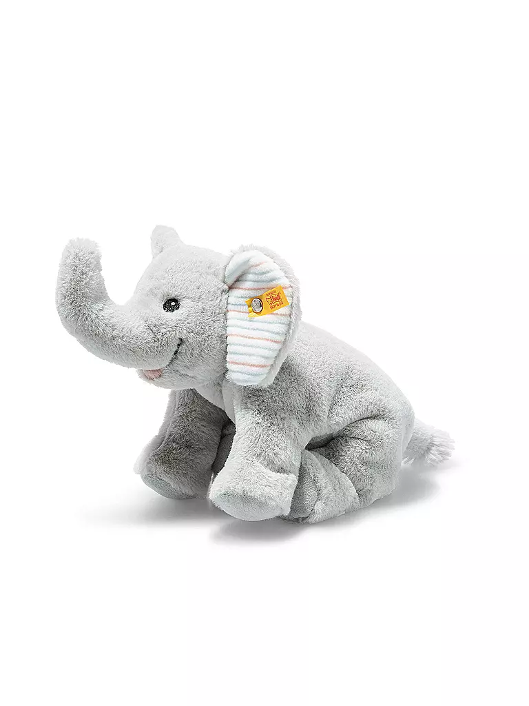 STEIFF | Éléphant couché FLOPPY TRAMPILI 20cm | grau