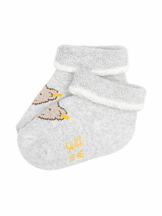 STEIFF | Chaussettes bébé gris chiné doux