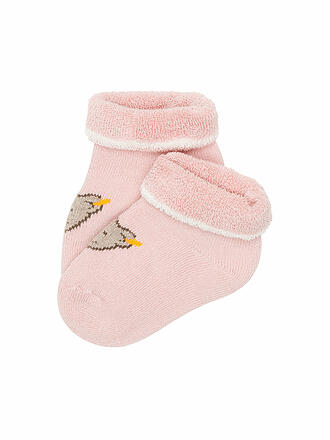 STEIFF | Chaussettes bébé rose argenté
