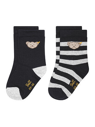 STEIFF | Chaussettes bébé lot de 2 marine