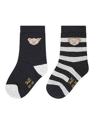 STEIFF | Chaussettes bébé lot de 2 marine
