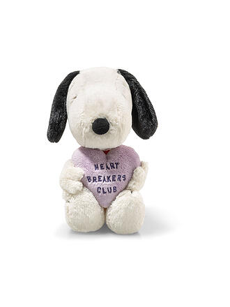 STEIFF | Peluche SNOOPY HEARTBREAKERS CLUB 22cm Blanc