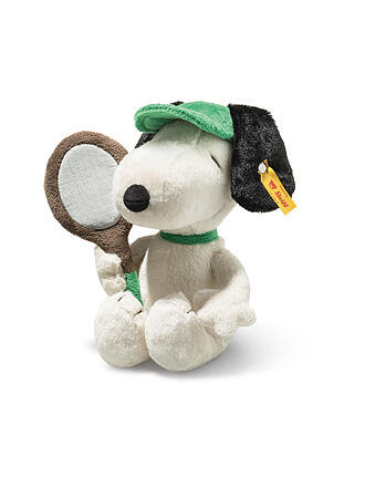 STEIFF | Peluche SNOOPY TENNIS 22cm Blanc