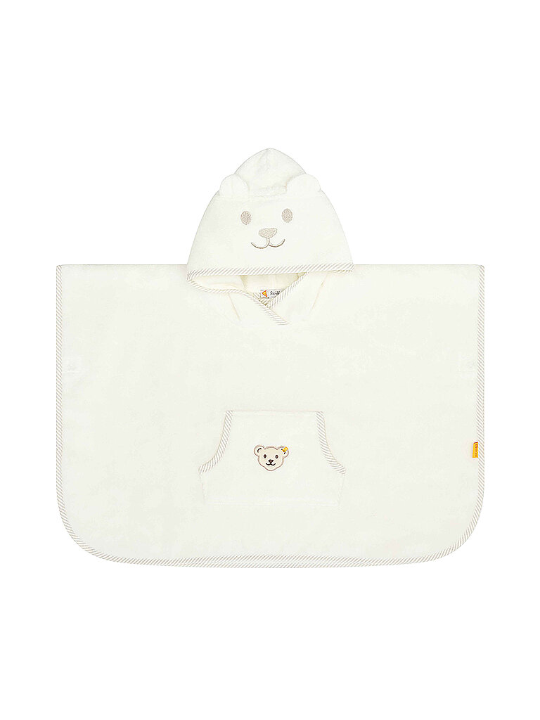STEIFF Poncho de bain pour bébé blanc