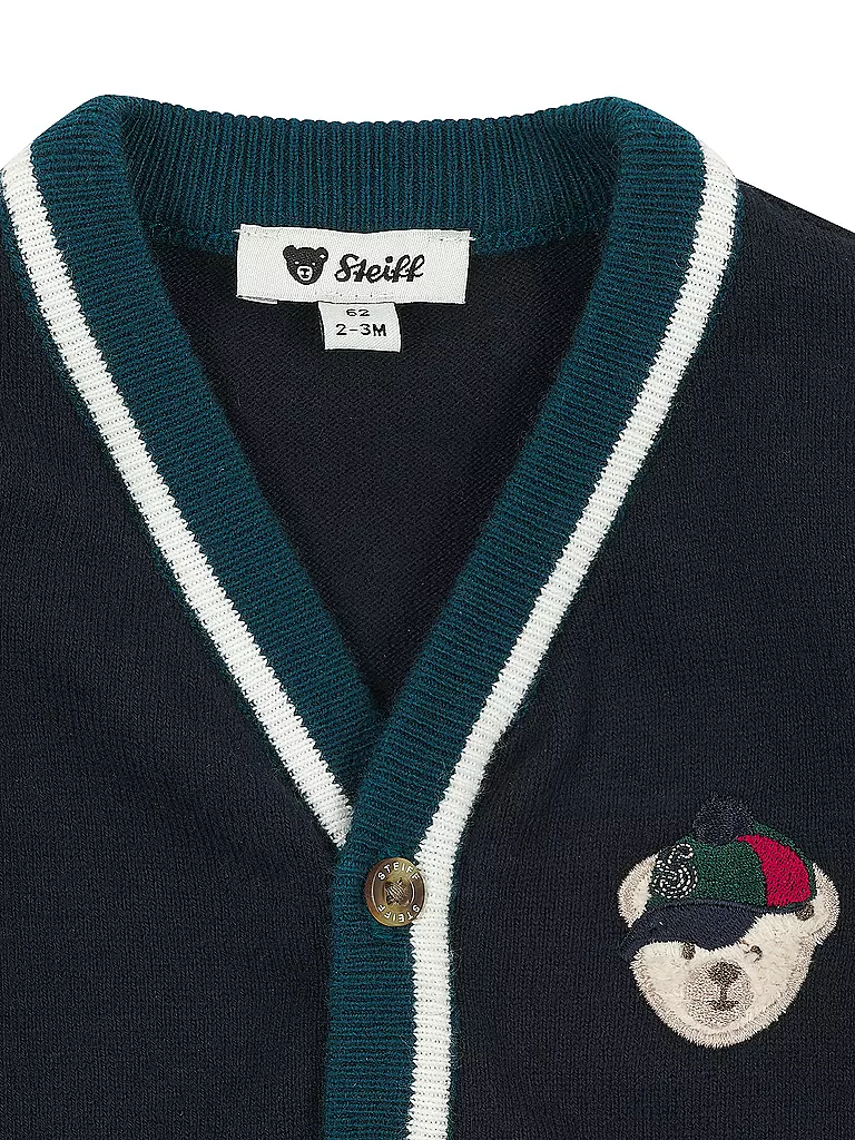 STEIFF | Baby Cardigan  | Bleu foncé