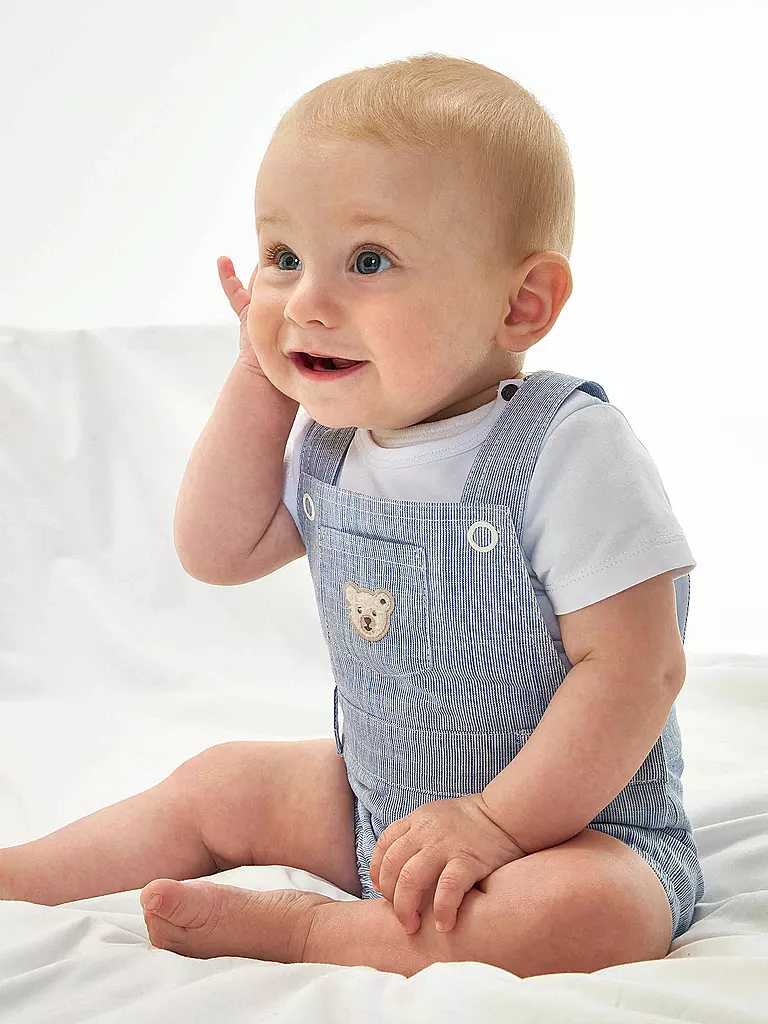 STEIFF | Baby Set Strampler und T-Shirt  | Bleu foncé