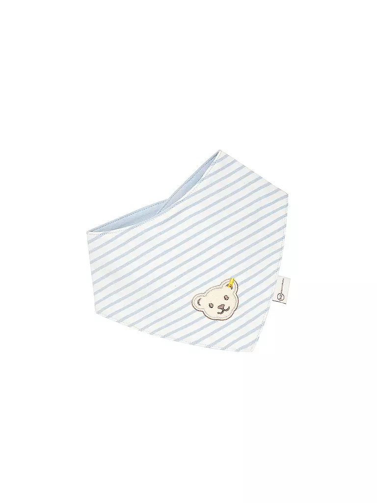 STEIFF | Bavoir bébé triangle | hellblau
