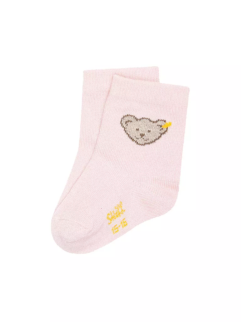 STEIFF | Chaussettes bébé argent rose | rosa