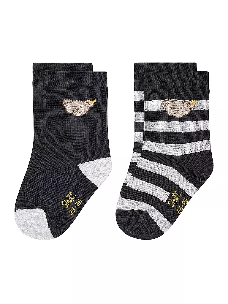 STEIFF | Chaussettes bébé lot de 2 marine | dunkelblau