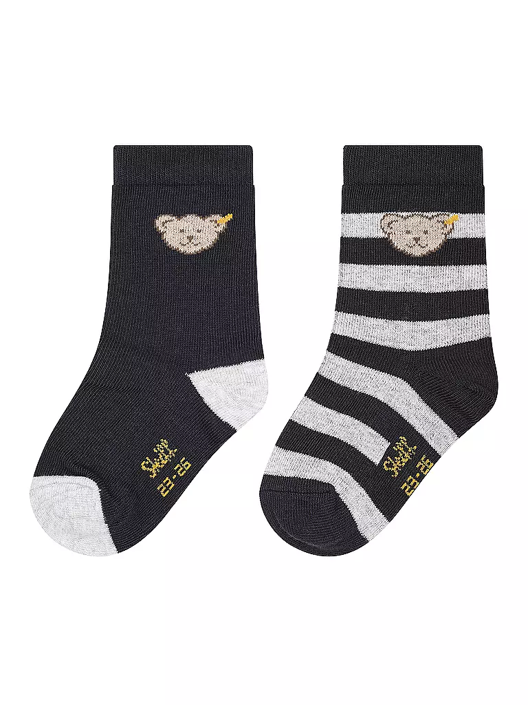STEIFF | Chaussettes bébé lot de 2 marine | 