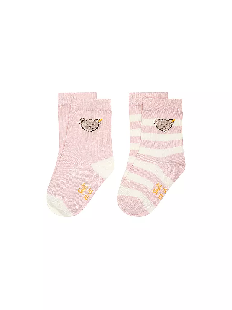 STEIFF | Chaussettes bébé lot de 2 rose | rosa