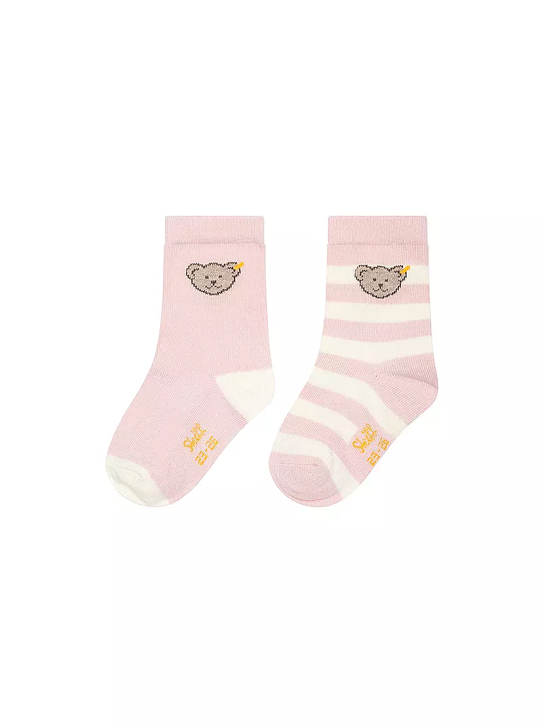 STEIFF | Chaussettes bébé lot de 2 rose | 