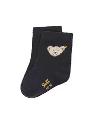 STEIFF | Chaussettes bébé bleu céleste | Bleu foncé
