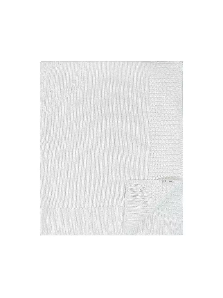 STEIFF | Couverture en tricot pour bébé | weiss