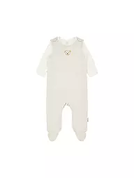STEIFF | Ensemble bébé 2 pièces, combinaison et t-shirt à manches longues | Gris clair