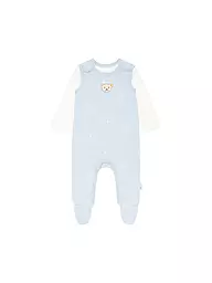 STEIFF | Ensemble bébé 2 pièces, combinaison et t-shirt à manches longues | Bleu clair