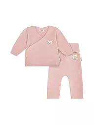 STEIFF | Ensemble bébé cardigan et pantalon en tricot 2 pièces | Rose