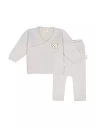 STEIFF | Ensemble bébé cardigan et pantalon en tricot 2 pièces | Gris clair