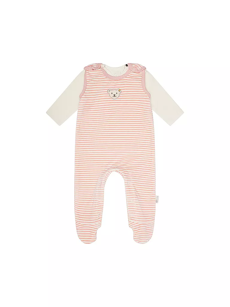 STEIFF | Ensemble de 2 pièces barboteuse pour bébé | Rose