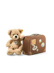 STEIFF | Fynn Ours en peluche dans une valise beige 28 cm | Beige