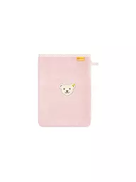 STEIFF | Gant de toilette pour bébé | Rose