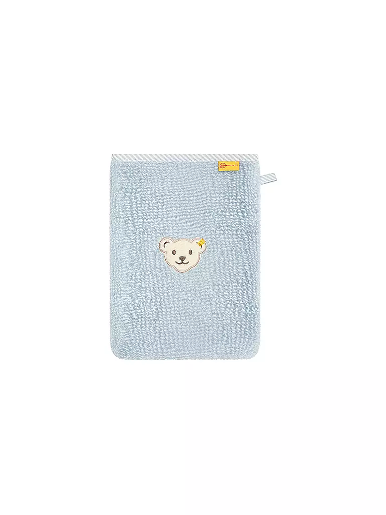 STEIFF | Gant de toilette pour bébé | hellblau