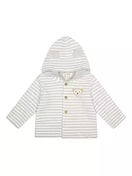 STEIFF | Gilet en tricot pour bébé | Gris clair
