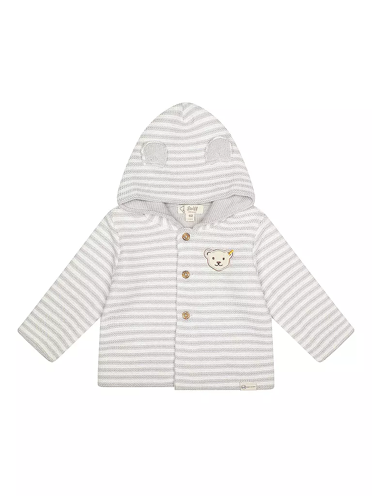 STEIFF | Gilet en tricot pour bébé | hellgrau